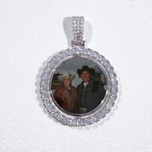 3D Spinning 2-Faced Custom Picture Pendant