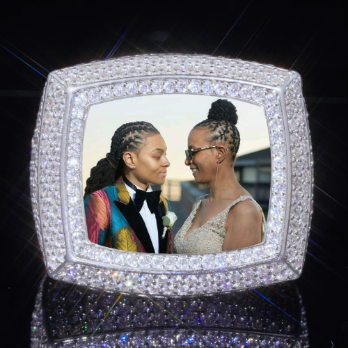 3D CUSTOM PICTURE ICED RING