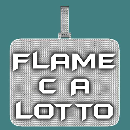 CUSTOM LETTER NECKLACE 3D BIG SQUARE
