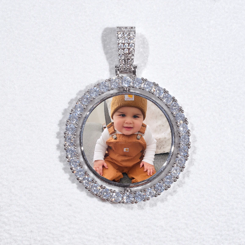 3D Spinning 2-Faced Custom Picture Pendant