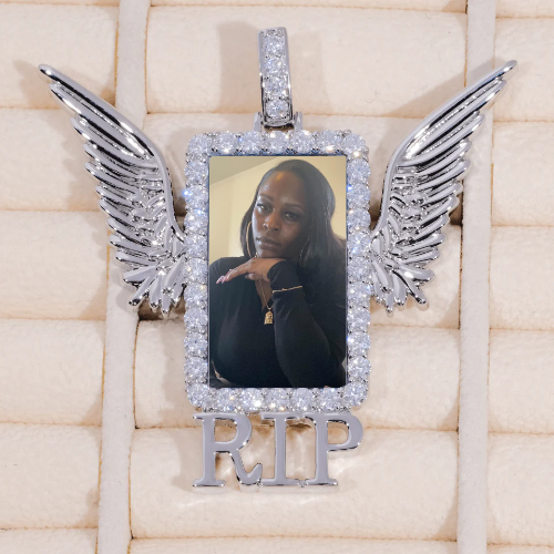 RIP WING 3D CUSTOM PICTURE PENDANT