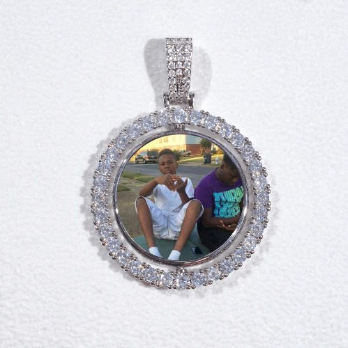 3D Spinning 2-Faced Custom Picture Pendant
