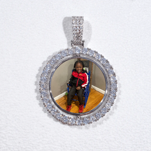 3D Spinning 2-Faced Custom Picture Pendant