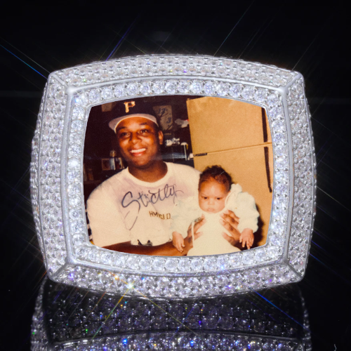 3D CUSTOM PICTURE ICED RING