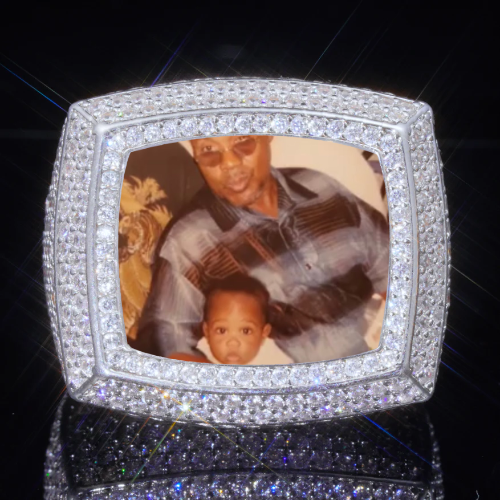 3D CUSTOM PICTURE ICED RING