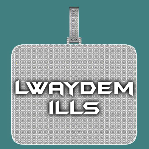 CUSTOM LETTER NECKLACE 3D BIG SQUARE