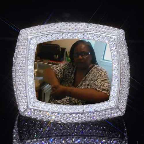 3D CUSTOM PICTURE ICED RING