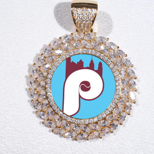 Large 3D Wheat Ear Custom Picture Pendant