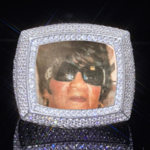 3D CUSTOM PICTURE ICED RING