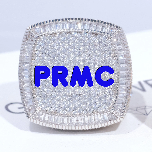 CUSTOM LETTER 3D ICED RING