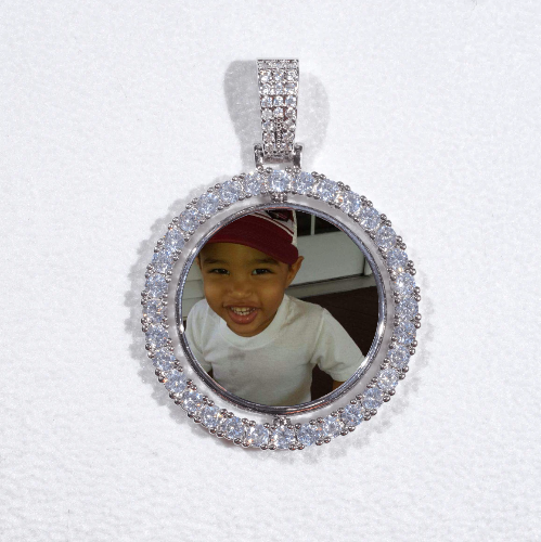 3D Spinning 2-Faced Custom Picture Pendant