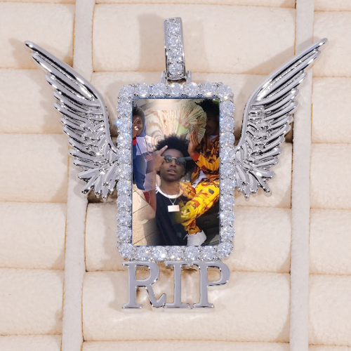 RIP WING 3D CUSTOM PICTURE PENDANT