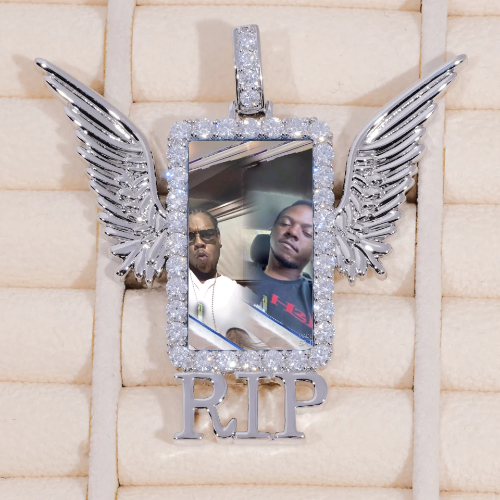 RIP WING 3D CUSTOM PICTURE PENDANT