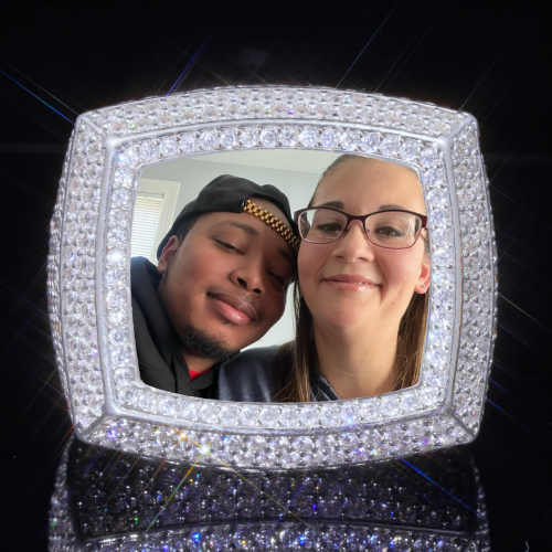 3D CUSTOM PICTURE ICED RING
