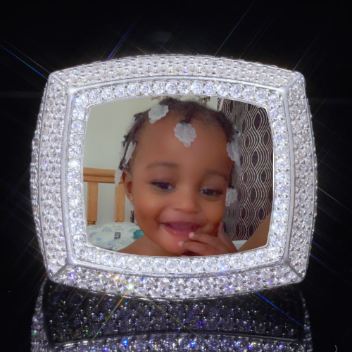 3D CUSTOM PICTURE ICED RING