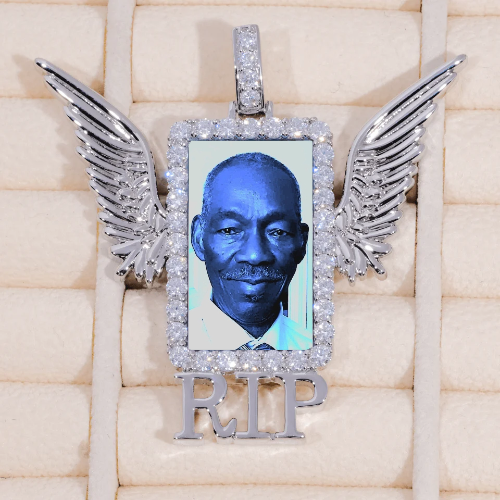 RIP WING 3D CUSTOM PICTURE PENDANT