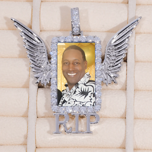 RIP WING 3D CUSTOM PICTURE PENDANT
