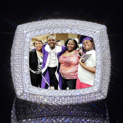 3D CUSTOM PICTURE ICED RING