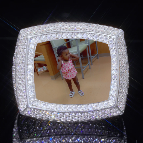 3D CUSTOM PICTURE ICED RING