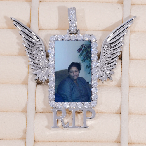RIP WING 3D CUSTOM PICTURE PENDANT