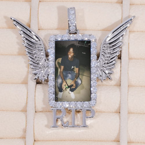 RIP WING 3D CUSTOM PICTURE PENDANT