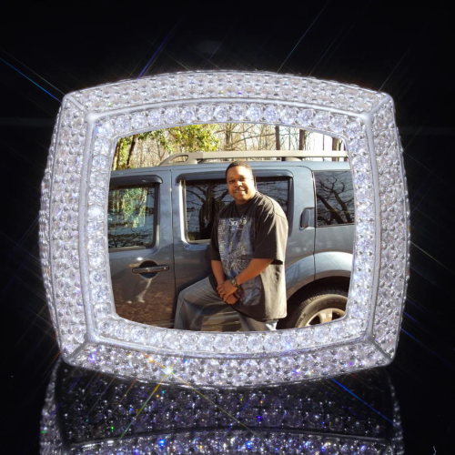 3D CUSTOM PICTURE ICED RING
