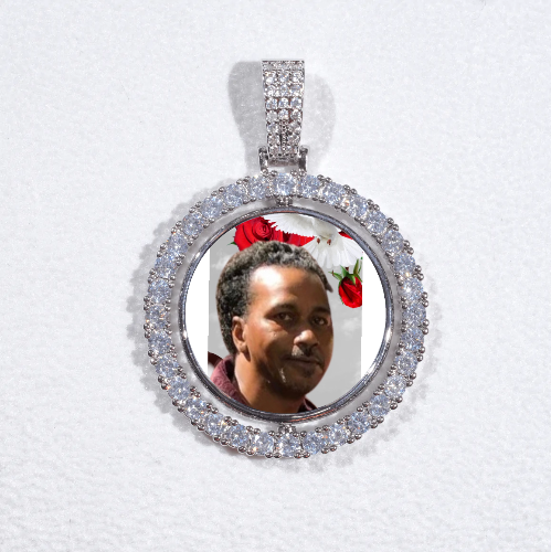 3D Spinning 2-Faced Custom Picture Pendant