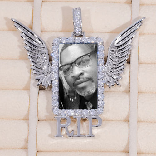 RIP WING 3D CUSTOM PICTURE PENDANT