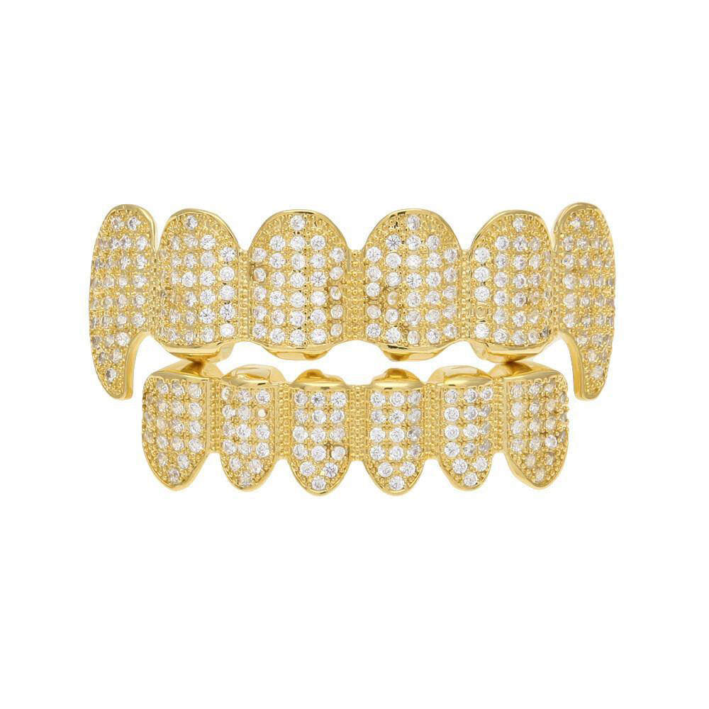 Official Limited Gold-Plated  Micro-inlay CZ Grillz