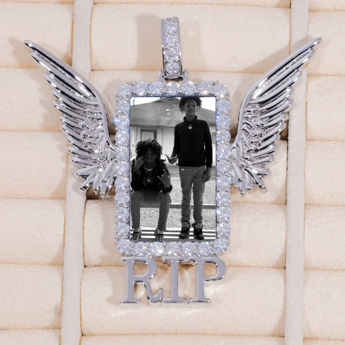 RIP WING 3D CUSTOM PICTURE PENDANT