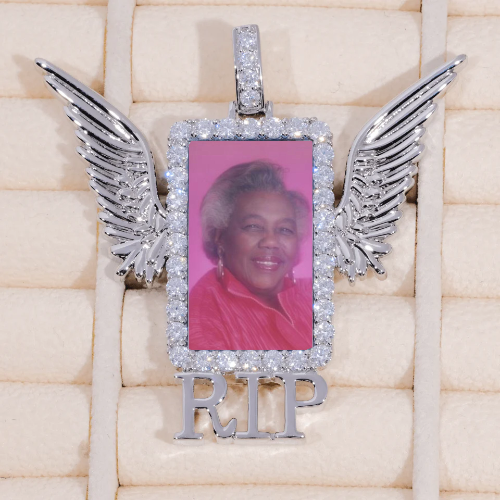 RIP WING 3D CUSTOM PICTURE PENDANT