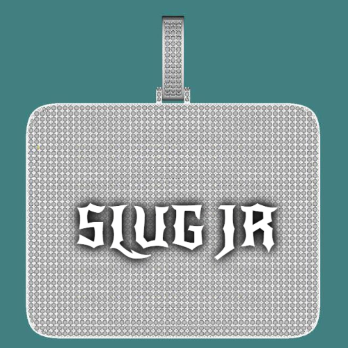 CUSTOM LETTER NECKLACE 3D BIG SQUARE