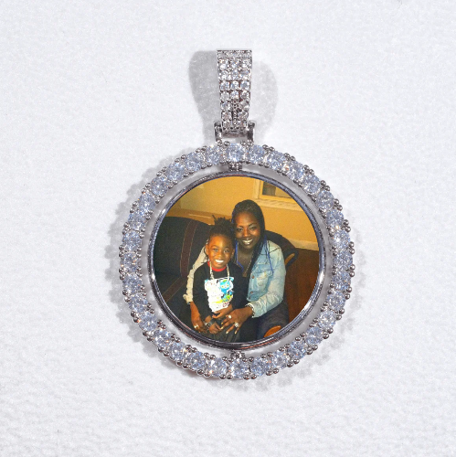 3D Spinning 2-Faced Custom Picture Pendant
