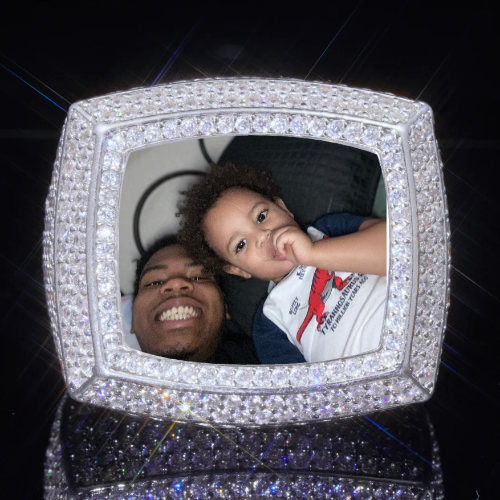 3D CUSTOM PICTURE ICED RING