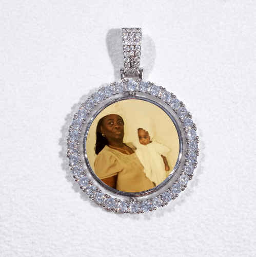 3D Spinning 2-Faced Custom Picture Pendant