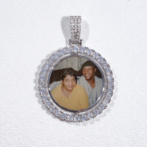 3D Spinning 2-Faced Custom Picture Pendant