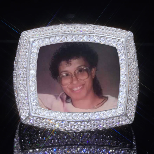 3D CUSTOM PICTURE ICED RING