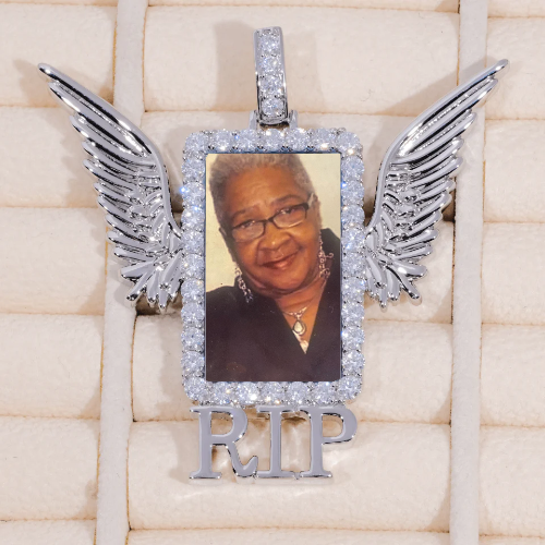 RIP WING 3D CUSTOM PICTURE PENDANT