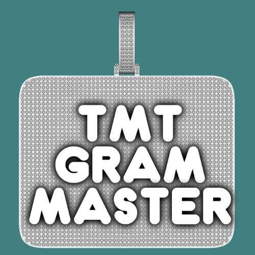 CUSTOM LETTER NECKLACE 3D BIG SQUARE