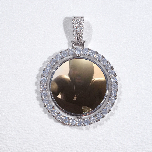 3D Spinning 2-Faced Custom Picture Pendant