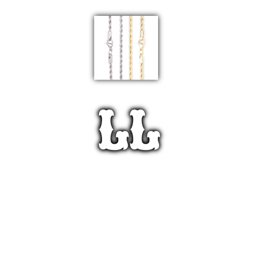 Custom Letters Freibeuter Font Necklace