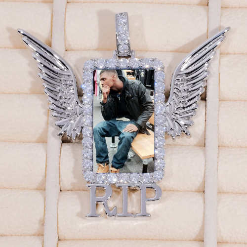 RIP WING 3D CUSTOM PICTURE PENDANT