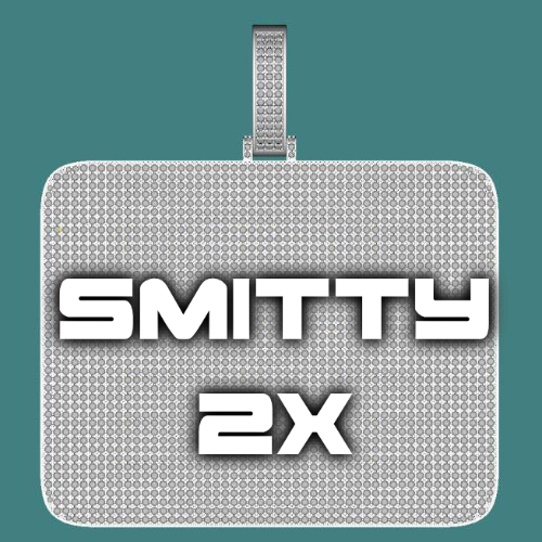 CUSTOM LETTER NECKLACE 3D BIG SQUARE