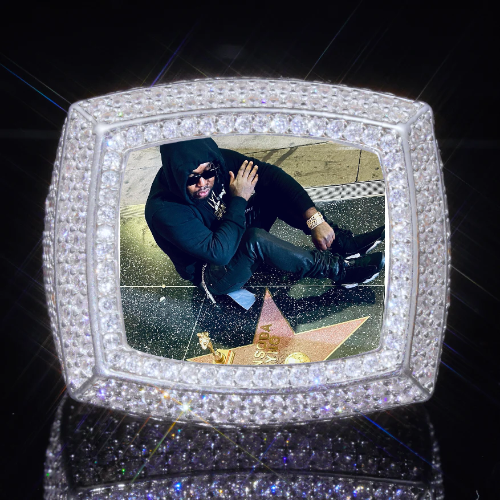 3D CUSTOM PICTURE ICED RING