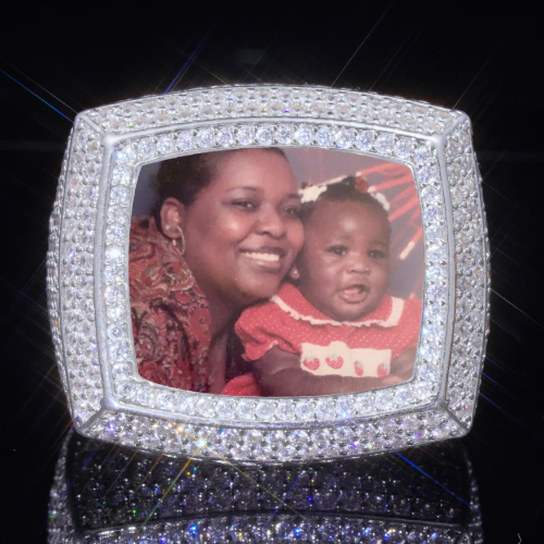 3D CUSTOM PICTURE ICED RING