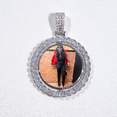 3D Spinning 2-Faced Custom Picture Pendant