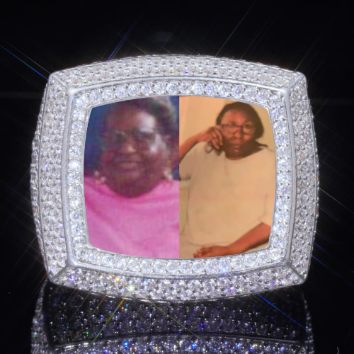 3D CUSTOM PICTURE ICED RING