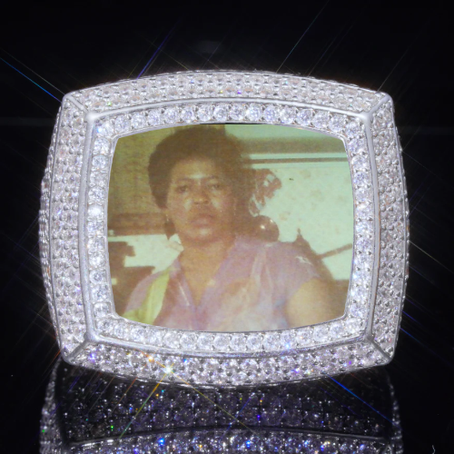 3D CUSTOM PICTURE ICED RING
