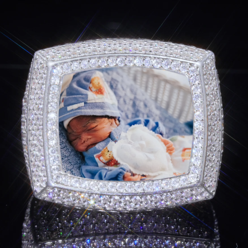 3D CUSTOM PICTURE ICED RING