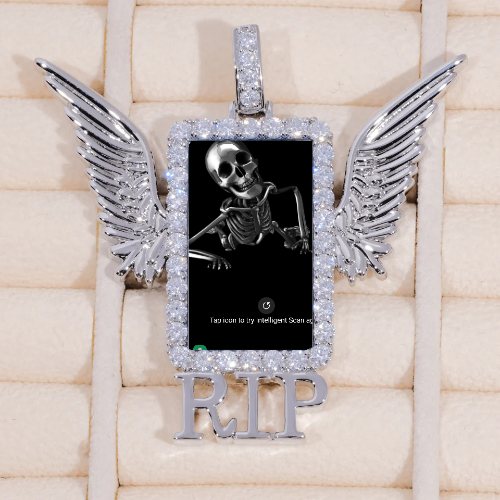 RIP WING 3D CUSTOM PICTURE PENDANT